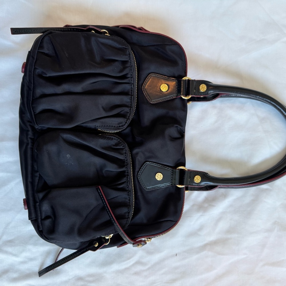 MZ Wallace Black Shoulder Bag with Gold Accents - Picture 6 of 6
